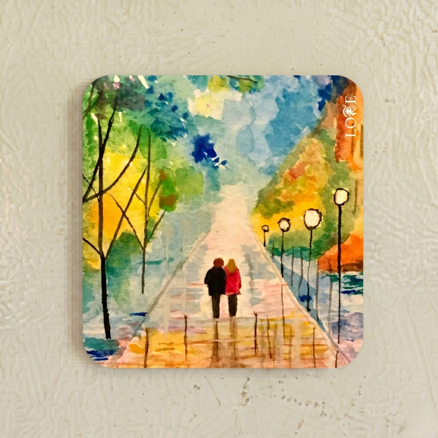 Autumn Couple Fridge Magnet