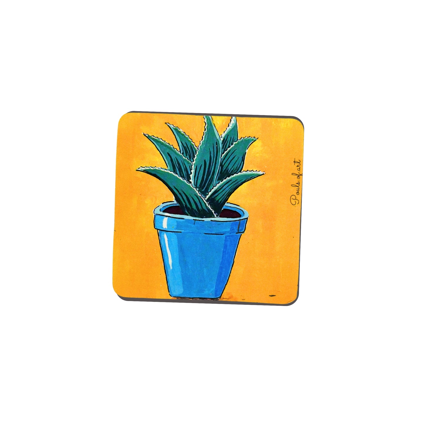Succulent Fridge Magnet