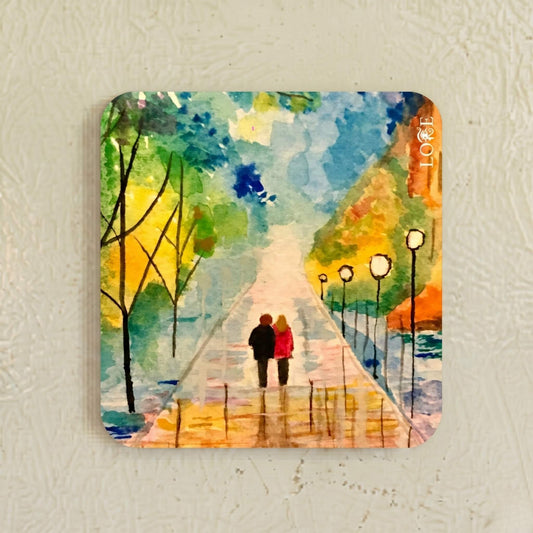 Autumn Couple Fridge Magnet