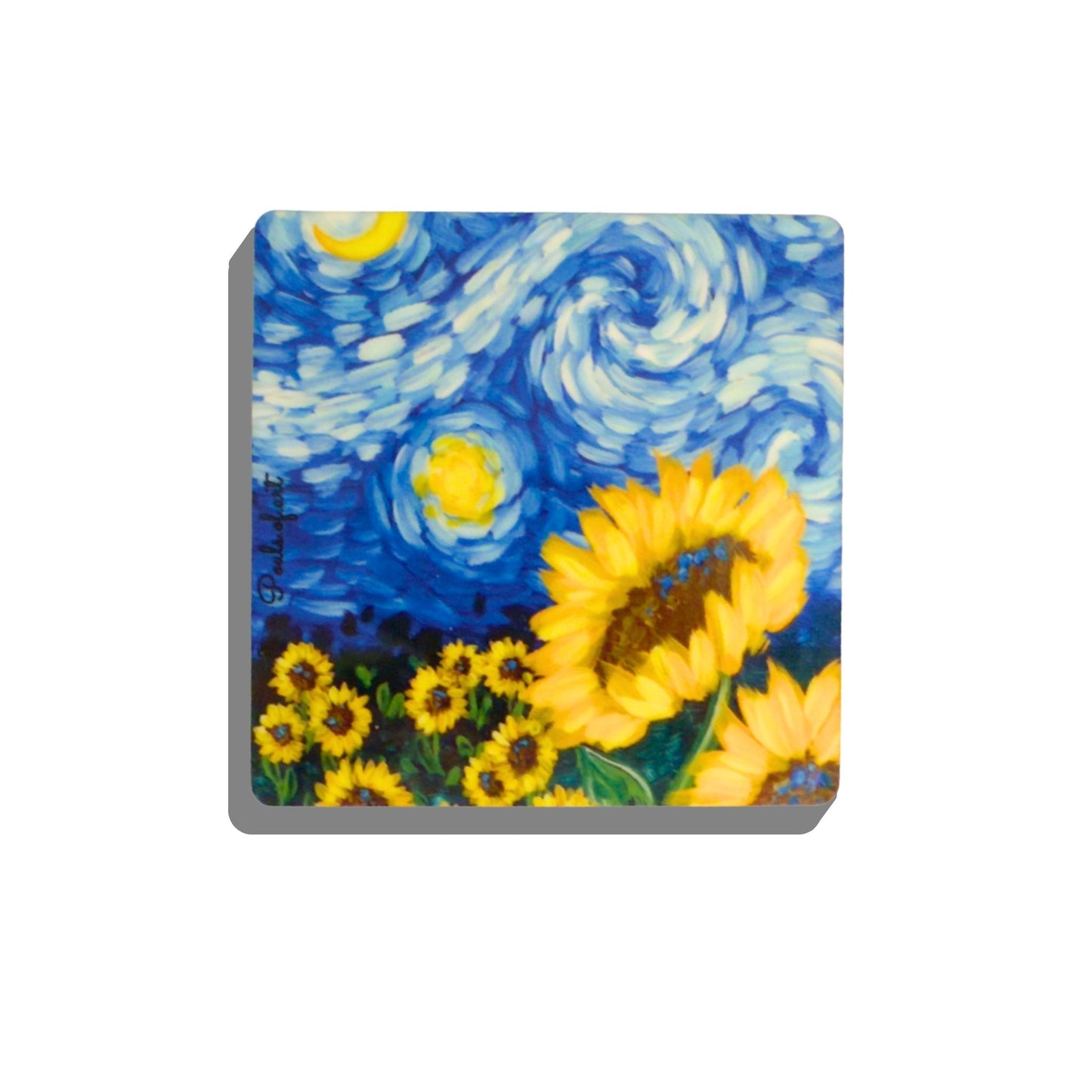 Starry Sunflower Coaster
